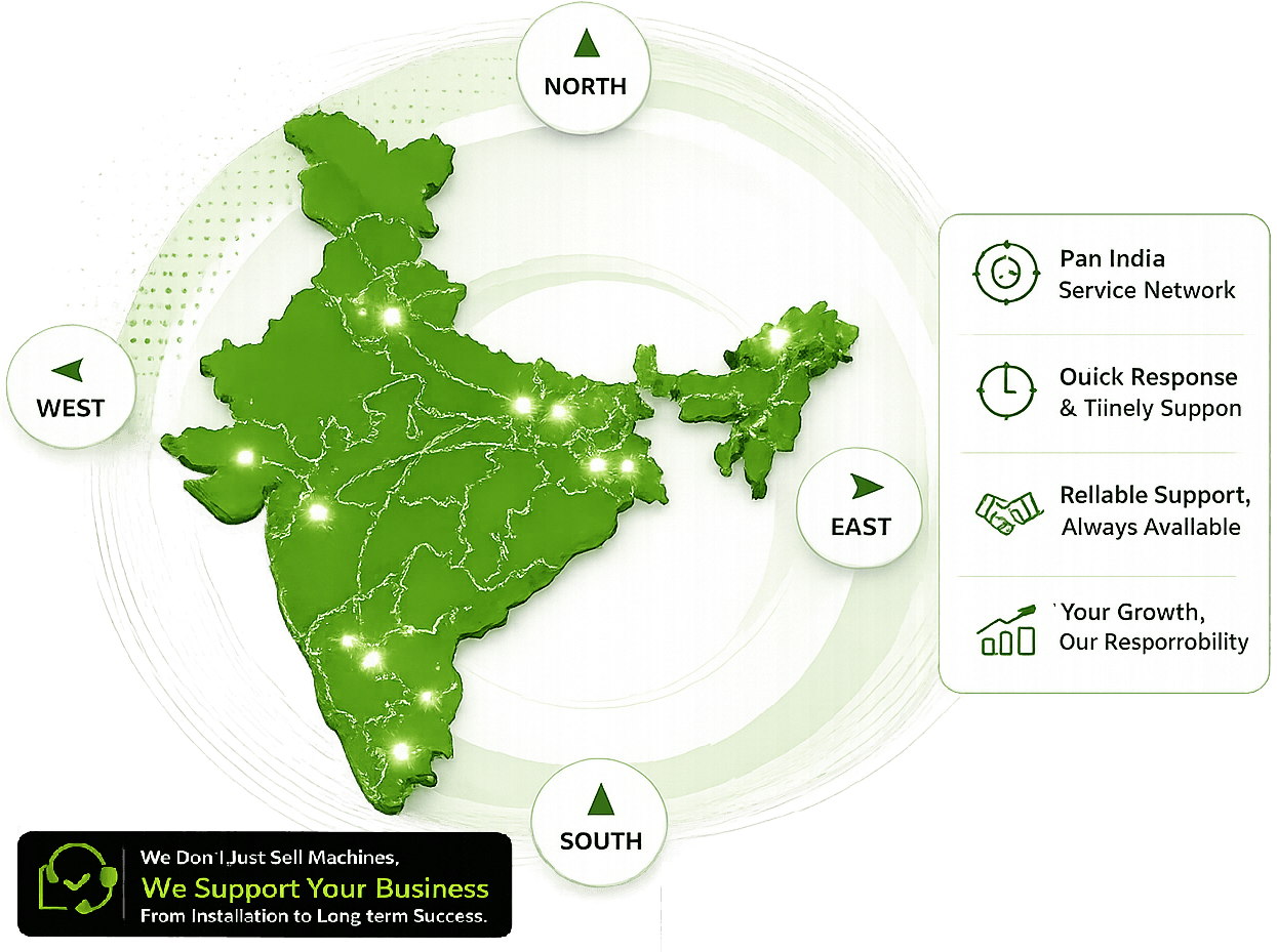 Pan India service network map
