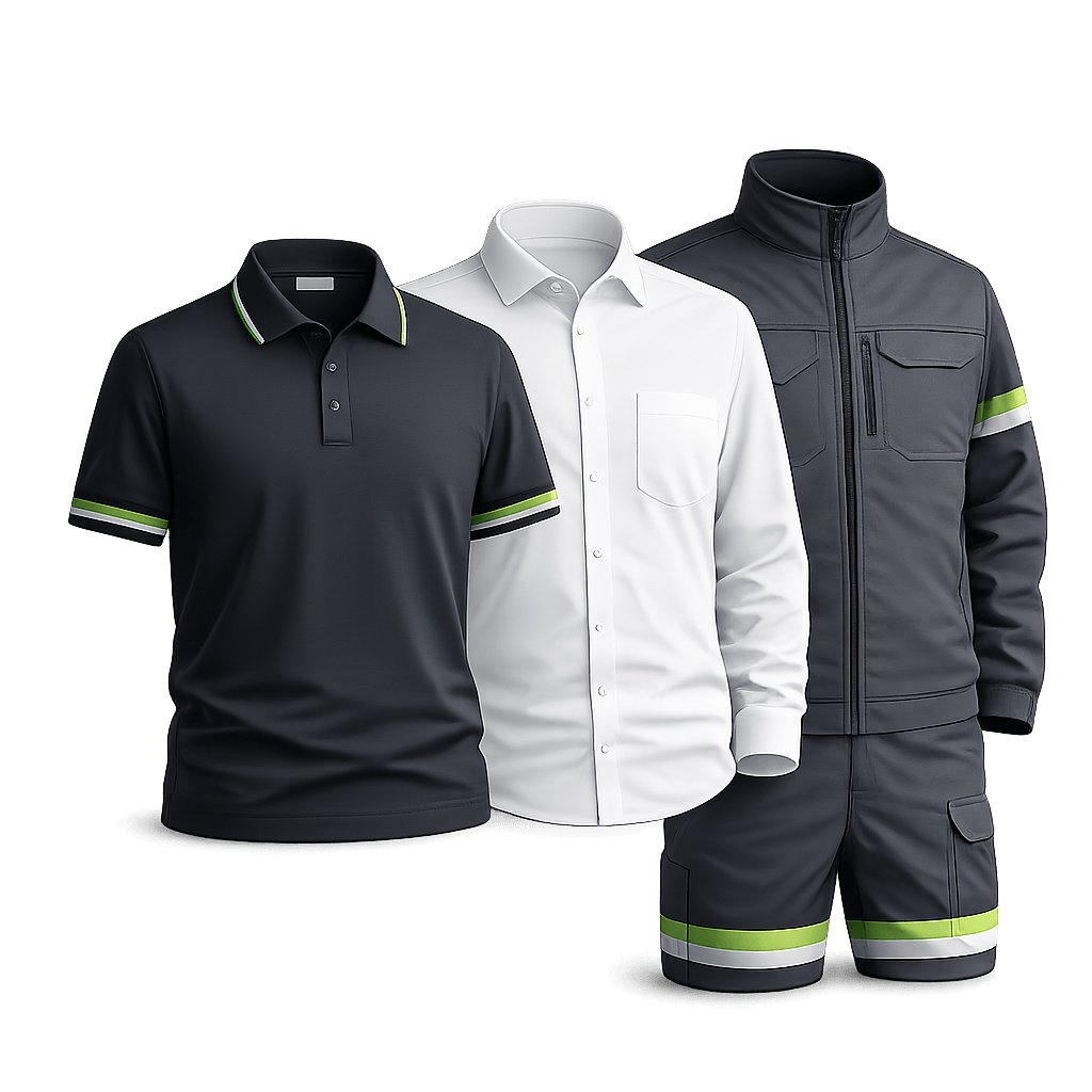 Custom printed corporate uniform