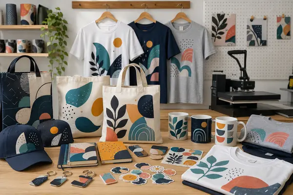 Custom merchandise printing business