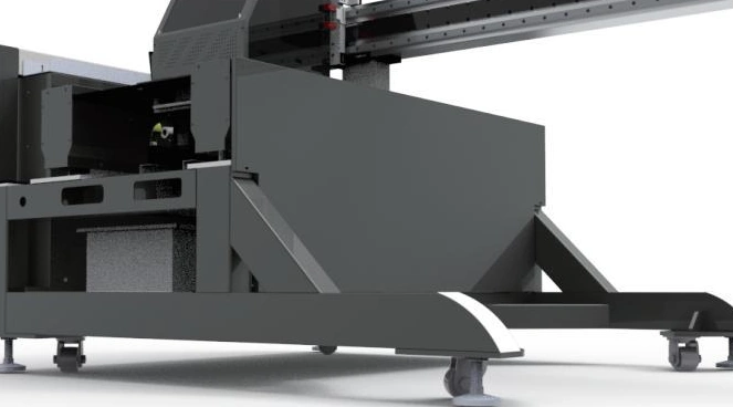 CNC-machined machine base