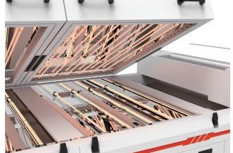 Upper and lower dryer heaters