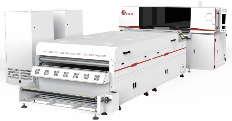 12-printhead Printer with 1.2 m Three-temperature-zone Powder Dryer