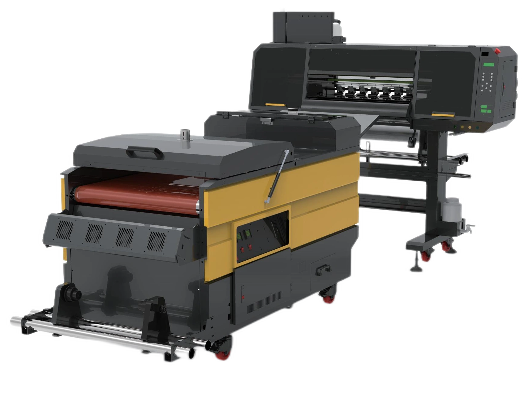 4-printhead High-end Printer with Advanced Powder Shaker (Extended Length Version)