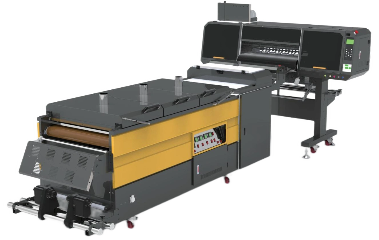 5/6-printhead Printer with Independent Three-temperature-zone Powder Spreader