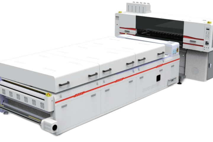 8-printhead Printer with 1.2 m Three-temperature-zone Powder Dryer - Complete machine