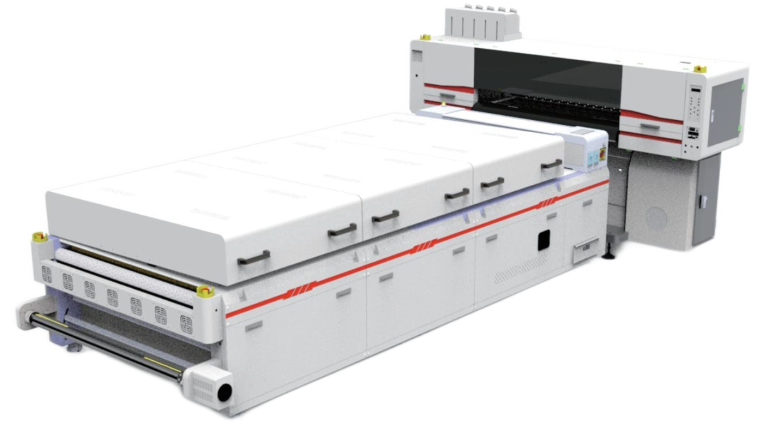 8-printhead Printer with 1.2 m Three-temperature-zone Powder Dryer