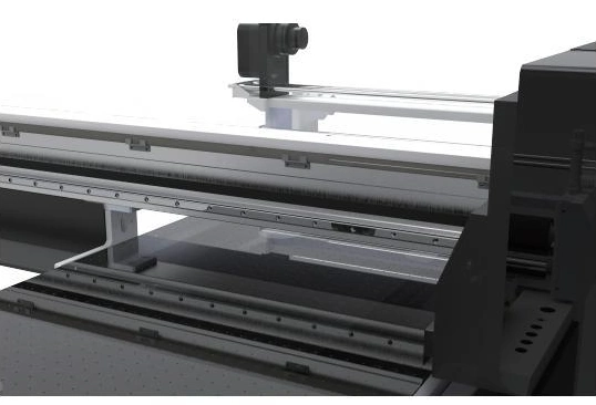 Crossbeam and guide rail