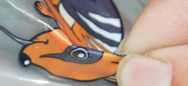 Flexible print application sample